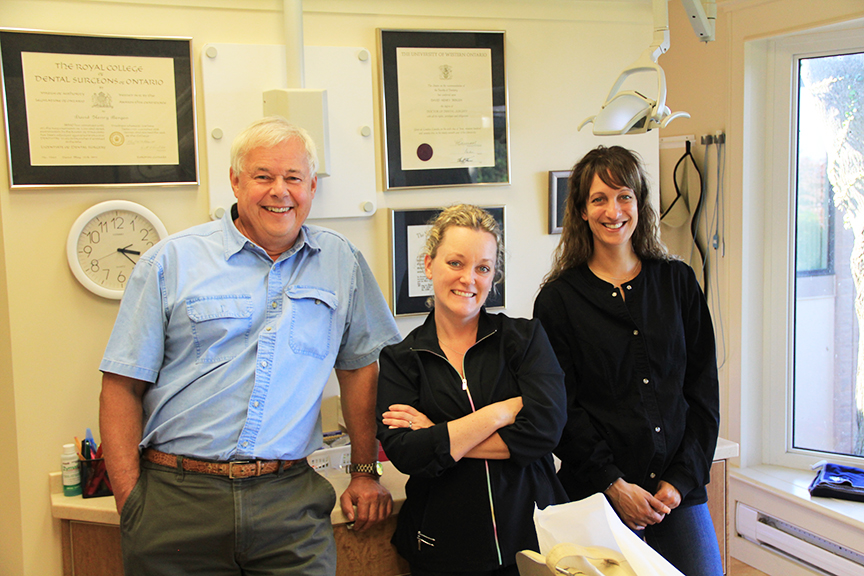 Dr. Bergen, Jennifer, and Ingrid