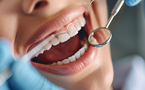 patient receiving Dental Hygiene Image of Services in St Catharines at Lakeside Dental